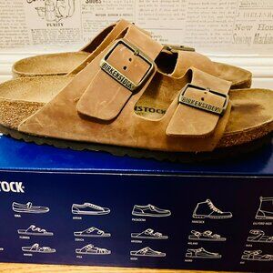 Birkenstock Arizona sandals - cognac - Womens 39 / US 8 (US Mens 6) - Almost new
